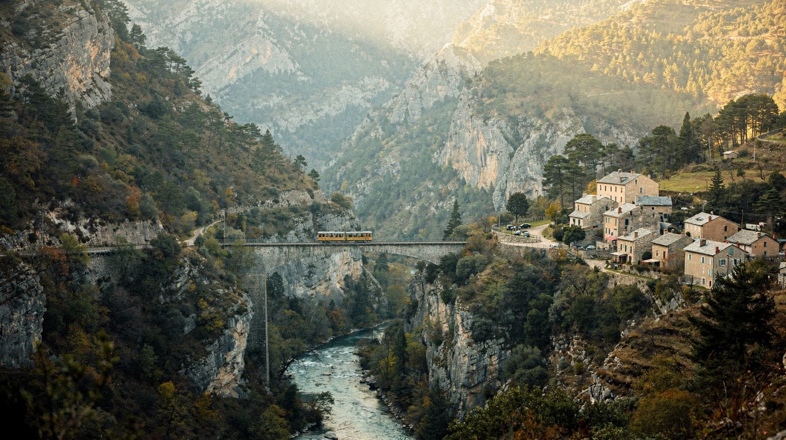 El tren de montaña de Niza a Tende, por el valle del Roya