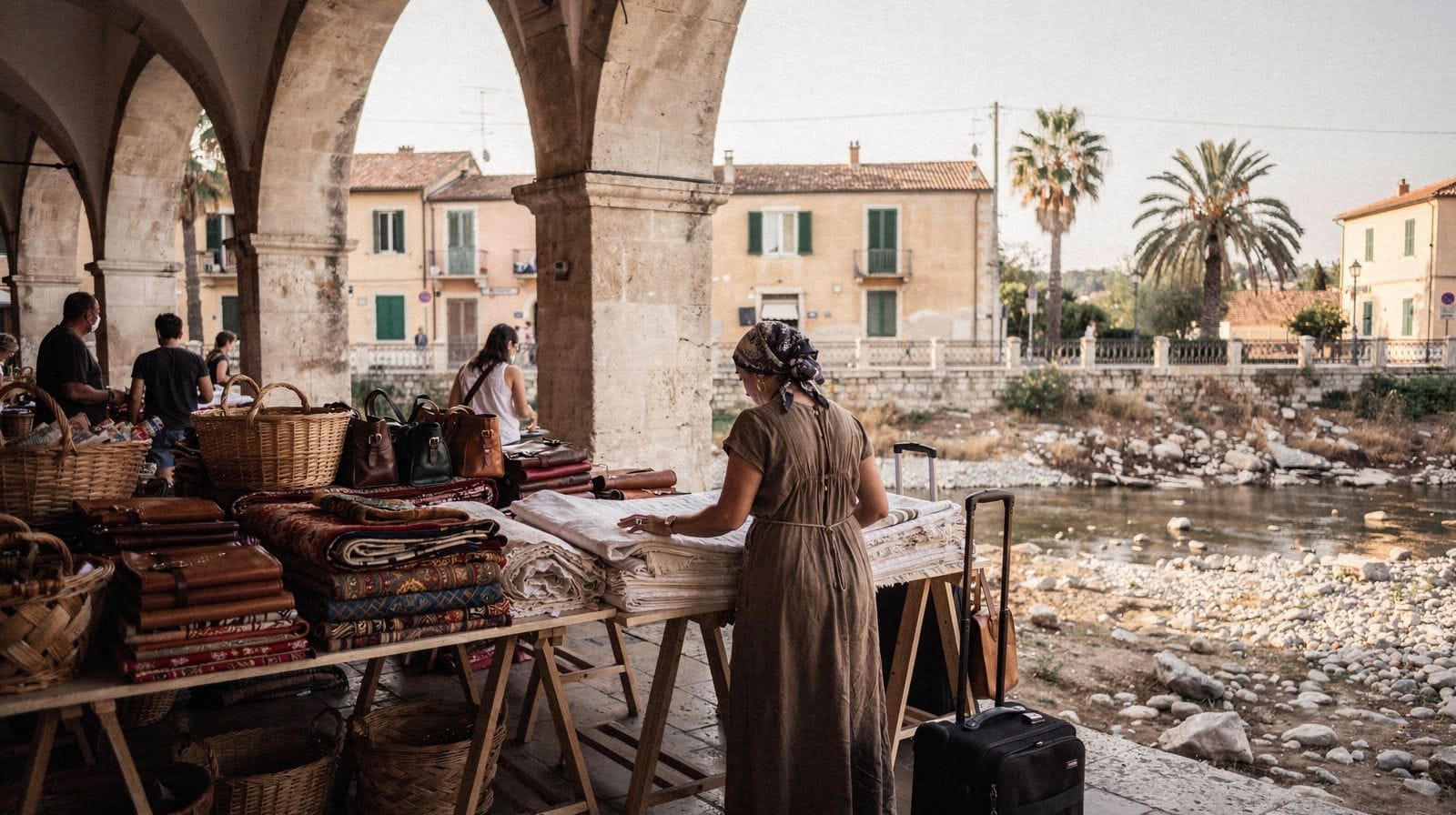 El mercado del viernes en Ventimiglia, a un tren de Niza