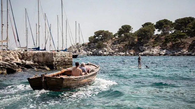 Antibes boat tours: Cap d'Antibes from the water