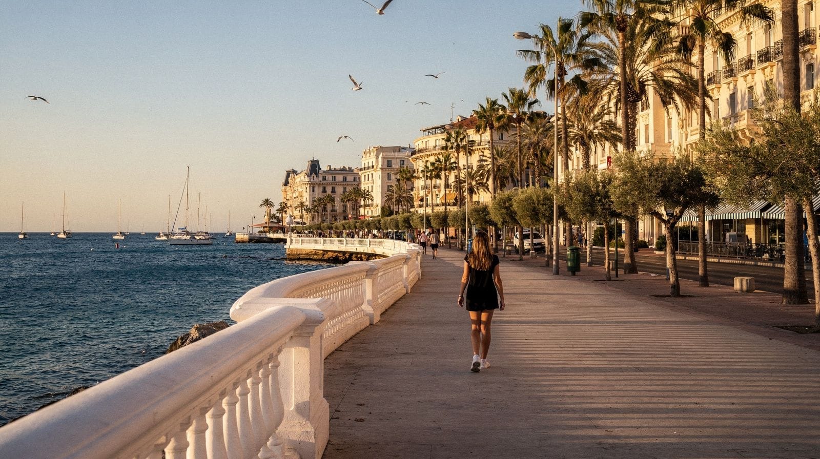 Cannes a pie: La Croisette, el Palais y Le Suquet
