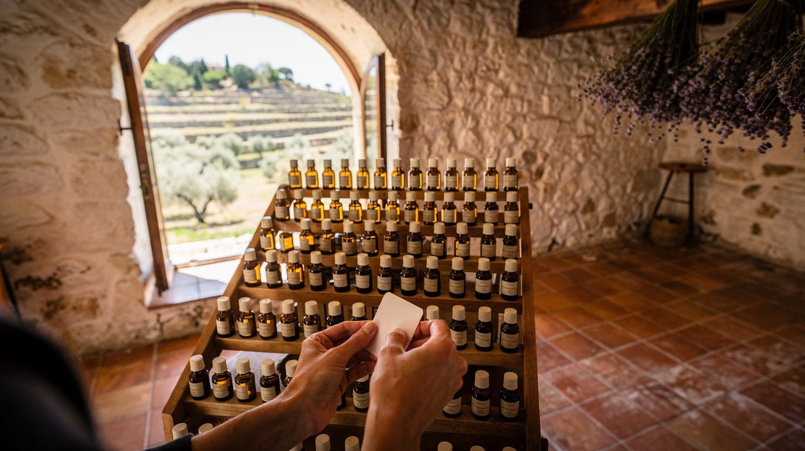 Talleres de perfumería Fragonard desde Èze